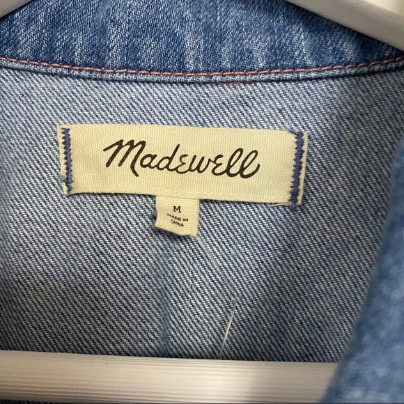 Madewell Cropped Jean Jacket Western Edition - Picture 7 of 10